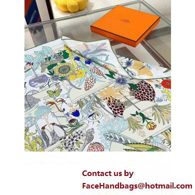 Hermes scarf 90x90cm in silk twill Top Quality 108 2024