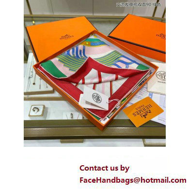 Hermes scarf 90x90cm in silk twill Top Quality 112 2024