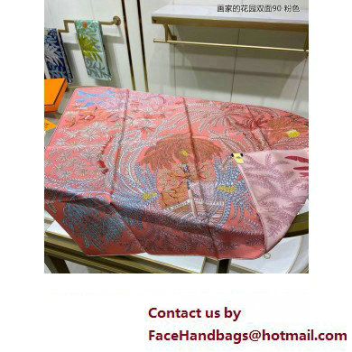 Hermes scarf 90x90cm in silk twill Top Quality 117 2024