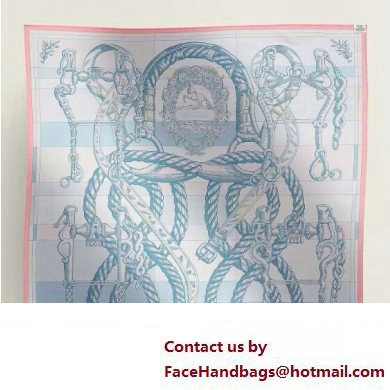 Hermes scarf 90x90cm in silk twill Top Quality 133 2024