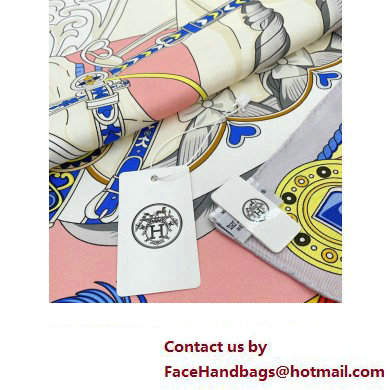 Hermes scarf 90x90cm in silk twill Top Quality 146 2024