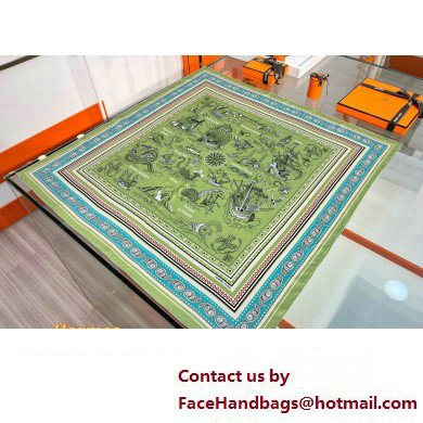 Hermes scarf 90x90cm in silk twill Top Quality 77 2024 - Click Image to Close