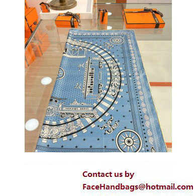 Hermes scarf 90x90cm in silk twill Top Quality 83 2024