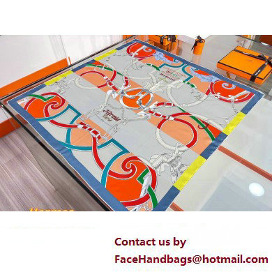 Hermes scarf 90x90cm in silk twill Top Quality 86 2024 - Click Image to Close