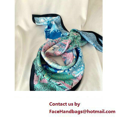 Hermes scarf 90x90cm in silk twill Top Quality 992024