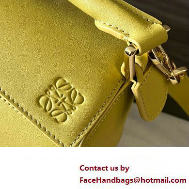 LOEWE Small Puzzle bag in classic calfskin Bright Ochre 2024