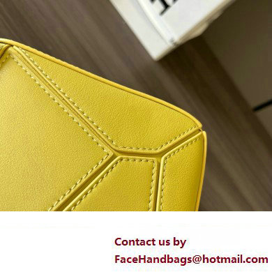 LOEWE Small Puzzle bag in classic calfskin Bright Ochre 2024