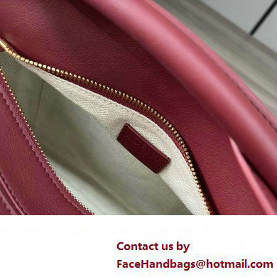 LOEWE Small Puzzle bag in in classic calfskin burgundy 2024