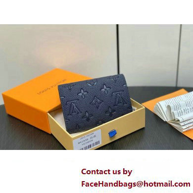 LOUIS VUITTON Victorine Wallet M41938 navy blue 2024