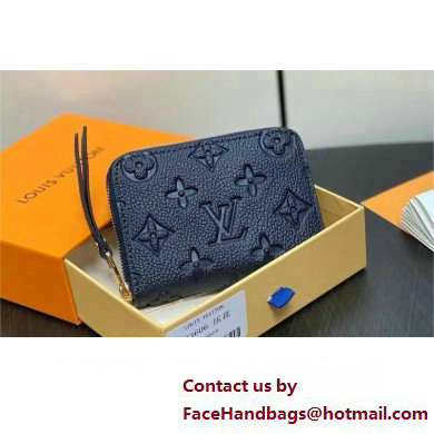 LOUIS VUITTON Zippy Coin Purse M83606 navy blue 2024 - Click Image to Close