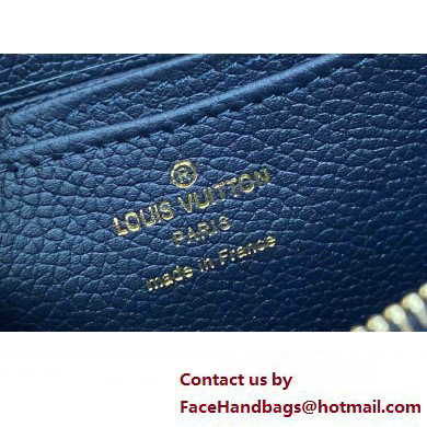 LOUIS VUITTON Zippy Coin Purse M83606 navy blue 2024