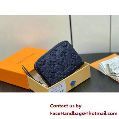 LOUIS VUITTON Zippy Coin Purse M83606 navy blue 2024