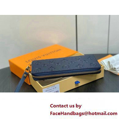 LOUIS VUITTON clemence Wallet M83594 navy blue 2024