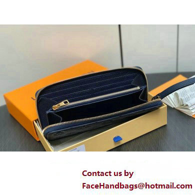 LOUIS VUITTON clemence Wallet M83594 navy blue 2024