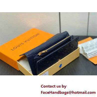 LOUIS VUITTON sarah Wallet M81049 navy blue 2024