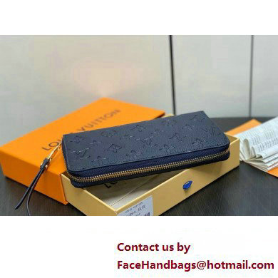 LOUIS VUITTON zippy Wallet M61864 navy blue 2024