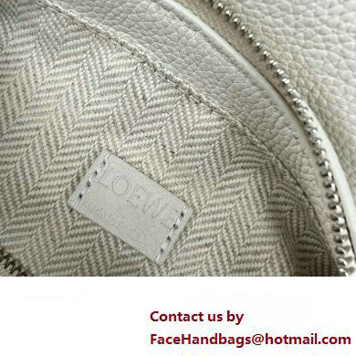 Loewe Mini Puzzle bag in soft grained calfskin white 2024