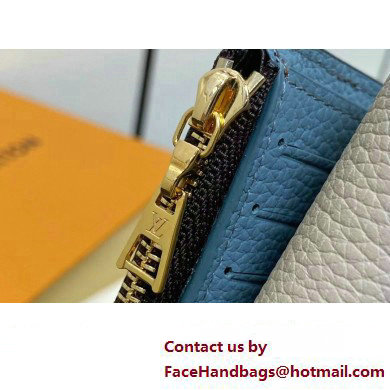 Louis Vuitton Calf leather and Monogram canvas Victorine On My Side Wallet M82398 Greige 2024