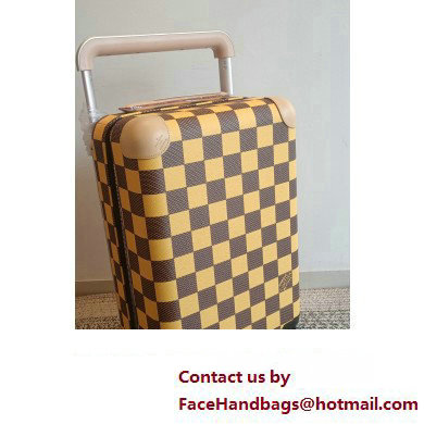 Louis Vuitton Damier Pop canvas Horizon 55 Luggage Bag N40566 Yellow 2024