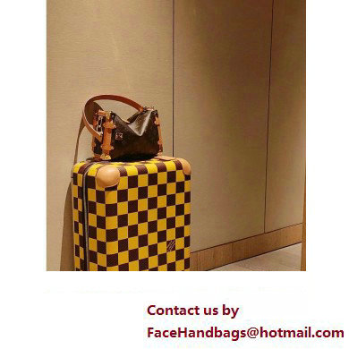 Louis Vuitton Damier Pop canvas Horizon 55 Luggage Bag N40566 Yellow 2024