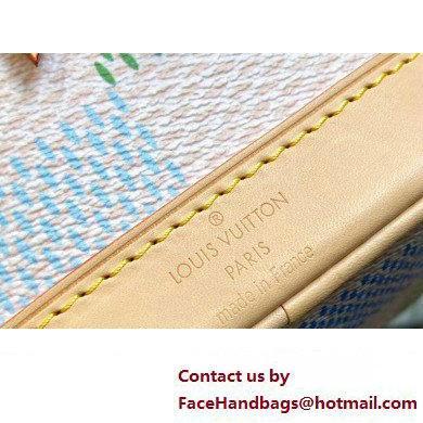 Louis Vuitton Damier canvas Nano Noe Bag N40640 Pistachio Green 2024