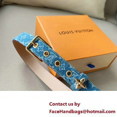 Louis Vuitton Denim Reversible Belt 01