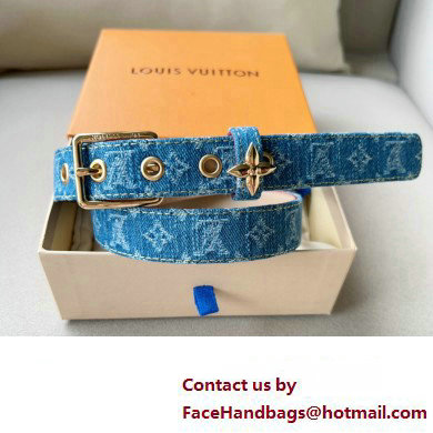 Louis Vuitton Denim Reversible Belt 01