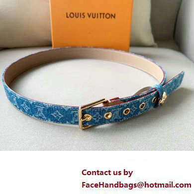 Louis Vuitton Denim Reversible Belt 01