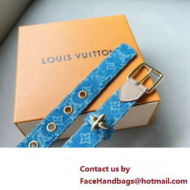 Louis Vuitton Denim Reversible Belt 01