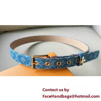 Louis Vuitton Denim Reversible Belt 01