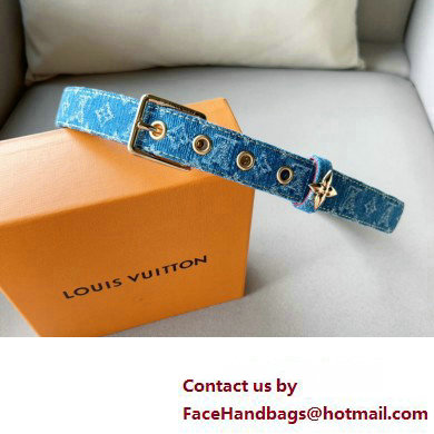 Louis Vuitton Denim Reversible Belt 01