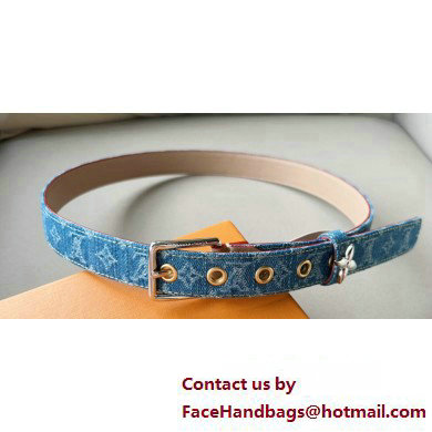 Louis Vuitton Denim Reversible Belt 02