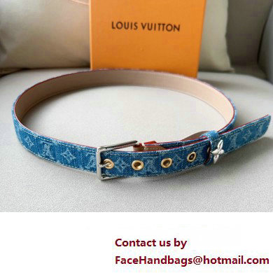 Louis Vuitton Denim Reversible Belt 02