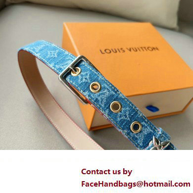 Louis Vuitton Denim Reversible Belt 02