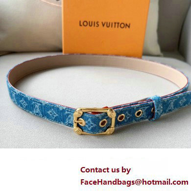 Louis Vuitton Denim Reversible Belt 03