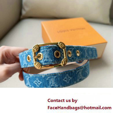 Louis Vuitton Denim Reversible Belt 03