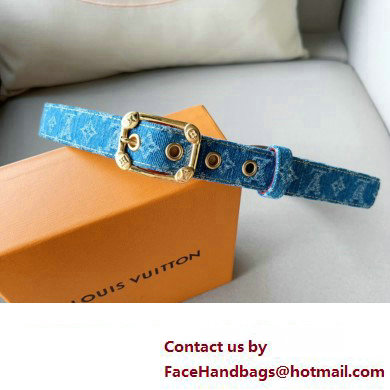 Louis Vuitton Denim Reversible Belt 03