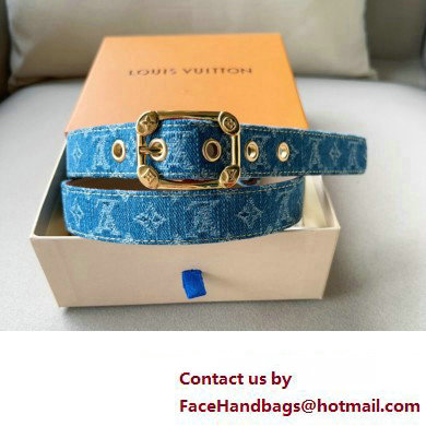 Louis Vuitton Denim Reversible Belt 03