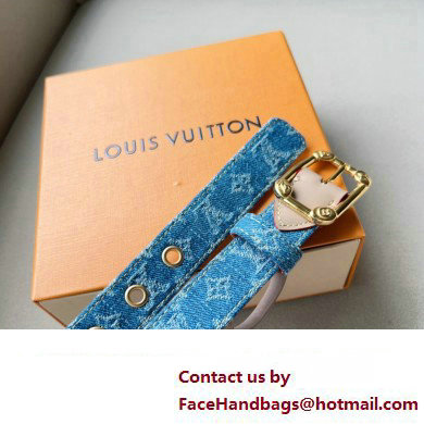 Louis Vuitton Denim Reversible Belt 03