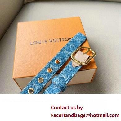 Louis Vuitton Denim Reversible Belt 04