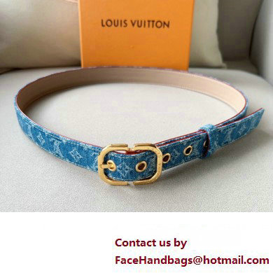 Louis Vuitton Denim Reversible Belt 04