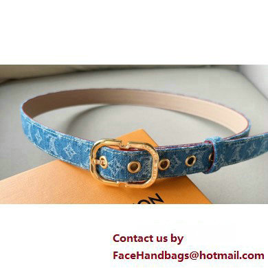 Louis Vuitton Denim Reversible Belt 04