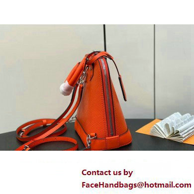 Louis Vuitton EPI Leather Alma backpack Bag M25104 Orange 2024