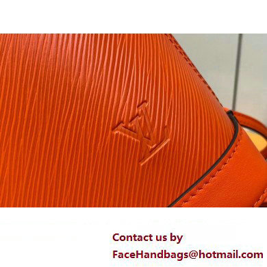 Louis Vuitton EPI Leather Alma backpack Bag M25104 Orange 2024