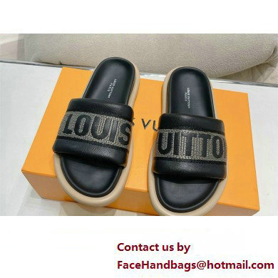 Louis Vuitton LV Bliss Comfort Mule BLACK 2024 - Click Image to Close