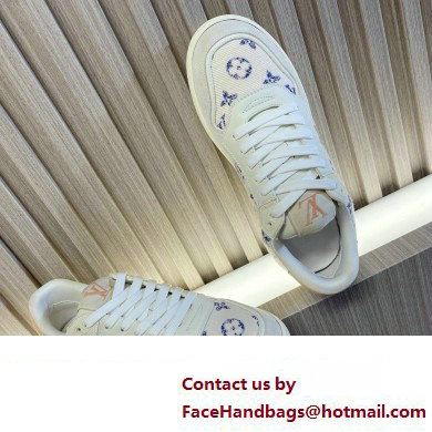 Louis Vuitton LV Stadium Sneaker in Monogram-pattern tweed with a summery 2024