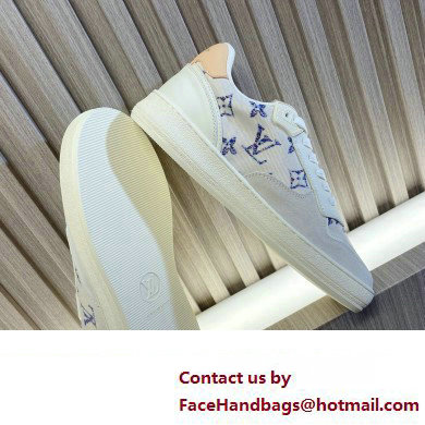 Louis Vuitton LV Stadium Sneaker in Monogram-pattern tweed with a summery 2024