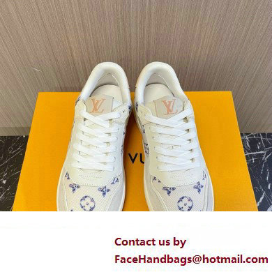 Louis Vuitton LV Stadium Sneaker in Monogram-pattern tweed with a summery 2024