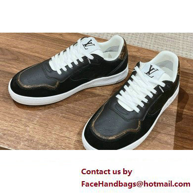 Louis Vuitton LV Stadium Sneakers in Leather Black 2024