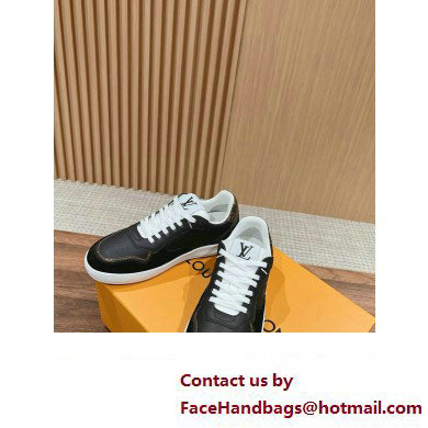 Louis Vuitton LV Stadium Sneakers in Leather Black 2024